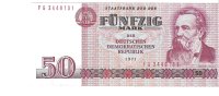 Billetes - Europa - Alemania Oriental - 30 - SC - 1971 - 50 marcos - DDR - Num.ref: FG3449131