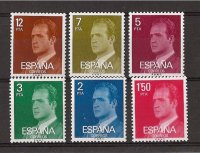 Sellos - Países - España - 2º Cent. (Series Completas) - Juan Carlos I - 1976 - 2344/49 - **