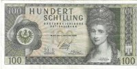 Billetes - Europa - Austria - 145 - MBC - 1969 - 100 shillings - Num.ref: I949161B