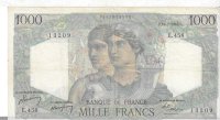 Billetes - Europa - Francia - 102 - MBC+ - 1942 - 1000 francos - Num.ref: 060945258