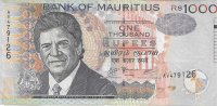 Billetes - Africa - Islas Mauricio - 59c - MBC - 2007 - 1000 rupias - Num.ref: AV479126
