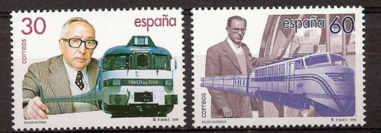 Sellos - Países - España - 2º Cent. (Series Completas) - Juan Carlos I - 1995 - 3347/48 - ** - Click en la imagen para cerrar