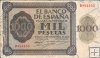 Billetes - EspaÃ±a - Estado EspaÃ±ol (1936 - 1975) - 1000 ptas - 509 - MBC- - 1936 - num ref:B994460