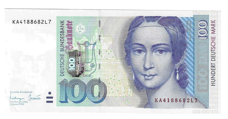 Billetes - Europa - Alemania - 46 - SC - 100 marcos - Num.ref: KA418868L7 - Click en la imagen para cerrar