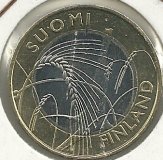 5€ - Finlandia - Año 2011 - Escudo con flecha
