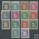Andorra - Correo Francés - Series completas - ** - 1937/43 - 49/62 - Nuevos Fijasellos