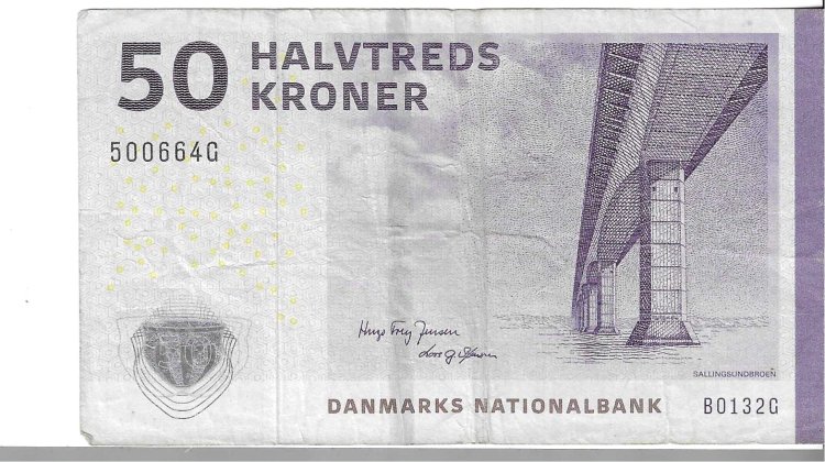 Billetes - Europa - Dinamarca - 65F - MBC- - 2009 - 50 coronas - Num.ref: 500664 - Click en la imagen para cerrar