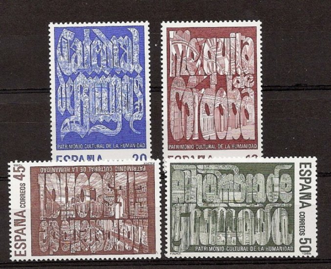 Sellos - Países - España - 2º Cent. (Series Completas) - Juan Carlos I - 1988 - 2978/81 - ** - Click en la imagen para cerrar