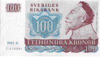 Billetes - Europa - Suecia - 54 - MBC- - 1983 - 50100 coronas - Num.ref: C428891