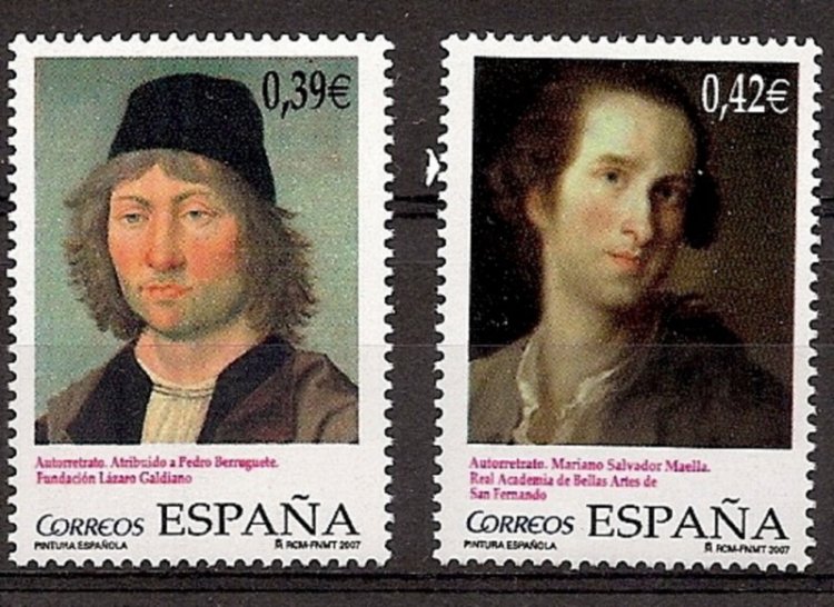 Sellos - Países - España - 2º Cent. (Series Completas) - Juan Carlos I - 2007 - 4357/58 - ** - Click en la imagen para cerrar