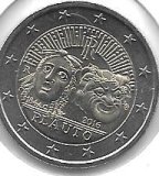 Monedas - Euros - 2€ - Italia - Año 2016 - Plauto