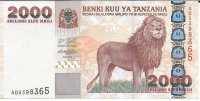 Billetes - Africa - Tanzania - 37a - sc - 2003 - 2000 shilngi - num.ref: AD5398365