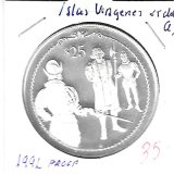 Monedas - America - Islas VÃ­rgenes - 131 - 1992 - 25 dolares - plata - PROOF