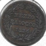 Monedas - Europa - Italia (Estados Italianos) - 1319 - 1836B - 1/2 raiocco