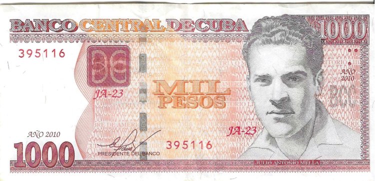 Billetes - America - Cuba - 132 - MBC - 2010 - 1000 pesos - Num.ref: 395116 - Click en la imagen para cerrar