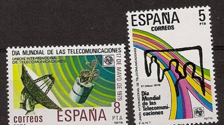 Sellos - Países - España - 2º Cent. (Series Completas) - Juan Carlos I - 1979 - 2522/23 - ** - Click en la imagen para cerrar