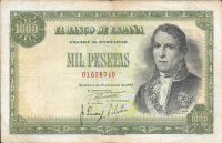 Billetes - EspaÃ±a - Estado EspaÃ±ol (1936 - 1975) - 514 - mbc- - 1949 - 1000 ptas - num. ref: 01628740
