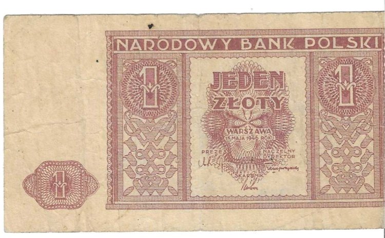 Billetes - Europa - Polonia - 123 - MBC - 1946 - zloty - Click en la imagen para cerrar
