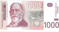 Billetes - Europa - Serbia - 60 - SC - 2011 - 1000 dinar - Num.ref: AA0009685