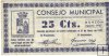 Billetes - EspaÃ±a - II RepÃºblica (1931 - 1939) - Locales - AragÃ³n - - MBC+ - 1937 - 25 cts