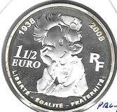 Monedas - Europa - Francia - 1578 - 2008 - 1/2 euro - plata