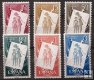 Sellos - PaÃses - España - 2º Cent. (Series Completas) - Estado Español - 1956 - 1200/1205 - **
