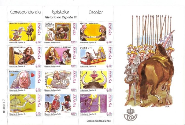 Sellos - Países - España - 2º Cent. (Series Completas) - Juan Carlos I - 2002 - 3912/23 - ** - Click en la imagen para cerrar