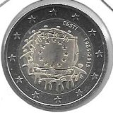 Monedas - Euros - 2€ - Estonia - Año 2015 - Bandera