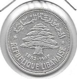Monedas - Asia - Libano - 17 - 1952 - 50 piastras