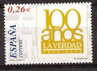 Sellos - Países - España - 2º Cent. (Series Completas) - Juan Carlos I - 2003 - 3968 - **