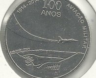 Monedas - Euros - 2,5 euro; - Portugal - SC - A&ntilde;o 2014 - Aviacion Militar