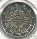 Moneda 2€ - Belgica - SC - Año 2012 - 10 aniversario euro
