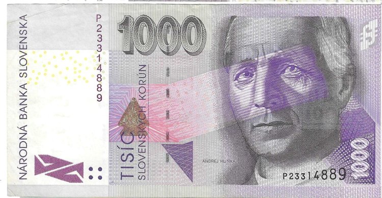 Billetes - Europa - Eslovaquia - 42 - MBC+ - 2002 - 1000 corona - Num.ref: P23314889 - Click en la imagen para cerrar