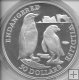 Monedas - Oceania - Islas Cook - 128 - Año 1991 - 50 Dólares - Pingüinos