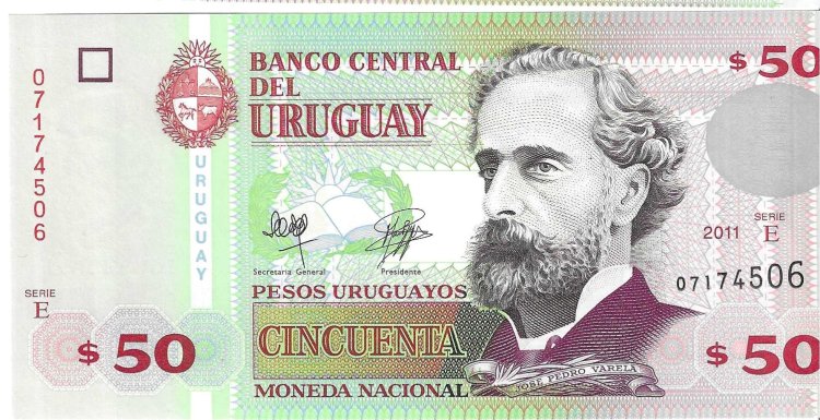 Billetes - America - Uruguay - 87 - SC - 2011 - 50 pesos - Num.ref: 07174506 - Click en la imagen para cerrar