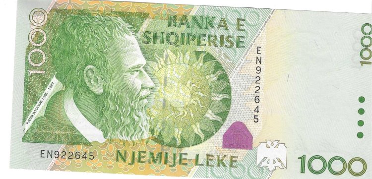 Billetes - Europa - Albania - 69 - SC - 2001 - 1000 leke - Num.ref: EN922645 - Click en la imagen para cerrar