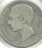 Monedas - España - Alfonso XII (29-XII-1874/28-XI) - 60 - Año 1876 - Peseta