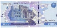 Billetes - Asia - Uzbekistan - 89 - SC - 2021 - 10000 som - Num.ref: XW1389676