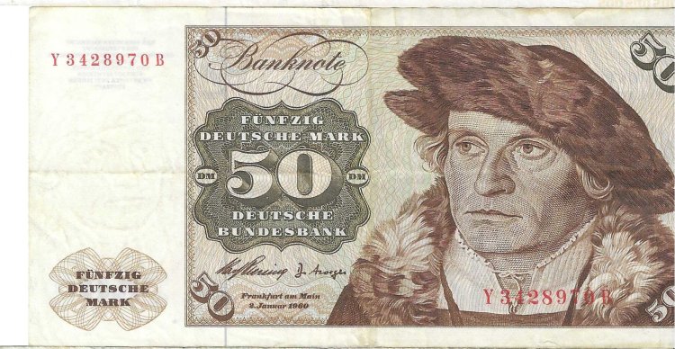 Billetes - Europa - Alemania - 21 - MBC+ - 1960 - 50 marcos - Num.ref: Y3428970B - Click en la imagen para cerrar