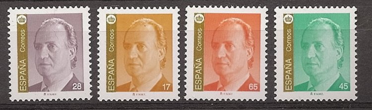 Sellos - Países - España - 2º Cent. (Series Completas) - Juan Carlos I - 1993 - 3259/62 - ** - Click en la imagen para cerrar