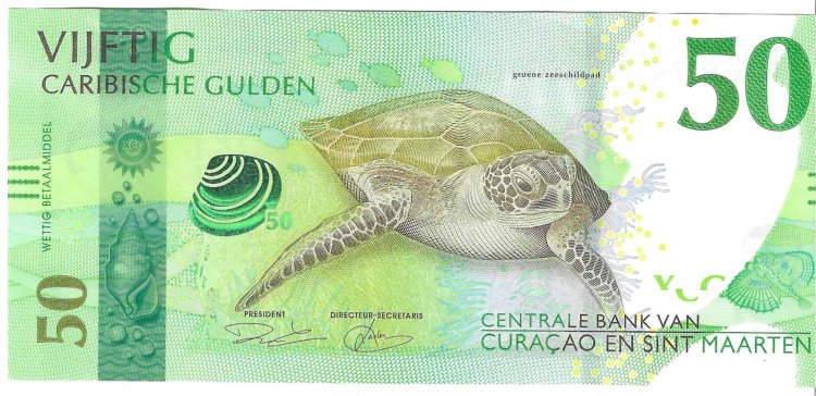 Billetes - America - CuraÃ§ao - 3 - SC - 50 gulden - Num.ref: U310461413 - Click en la imagen para cerrar