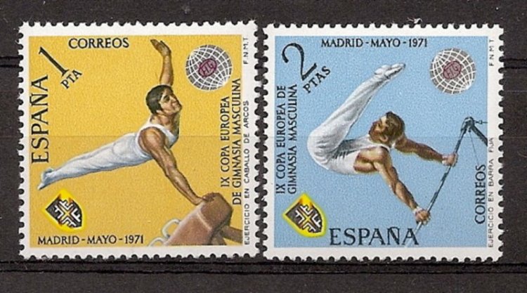 Sellos - Pa&iacute;ses - Espa&ntilde;a - 2&ordm; Cent. (Series Completas) - Estado Espa&ntilde;ol - 1971 - 2034/35 - ** - Click en la imagen para cerrar