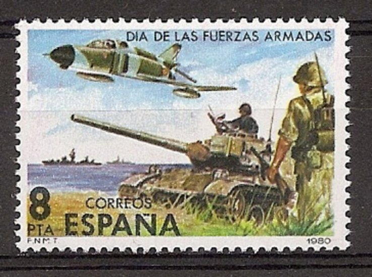 Sellos - Países - España - 2º Cent. (Series Completas) - Juan Carlos I - 1980 - 2572 - ** - Click en la imagen para cerrar