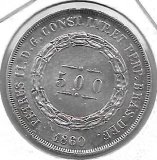 Monedas - America - Brasil - - 1860 - 500 reis - plata