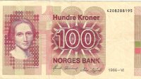 Billetes - Europa - Noruega - 43c - MBC+ - 1986 - 100 corona - Num.ref: 4208288195
