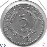 Monedas - America - Colombia - 1968 - 1968 - 5 pesos