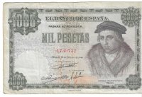 Billetes - EspaÃ±a - Estado EspaÃ±ol (1936 - 1975) - 1000 ptas - 513 - MBC+ - 1946 - Num.ref: 1739732
