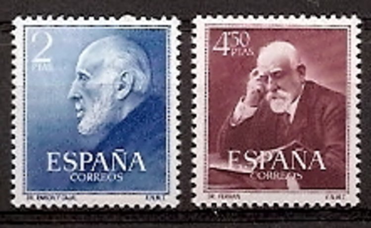 Sellos - Países - España - 2º Cent. (Series Completas) - Estado Español - 1952 - 1119/20 - ** - Click en la imagen para cerrar