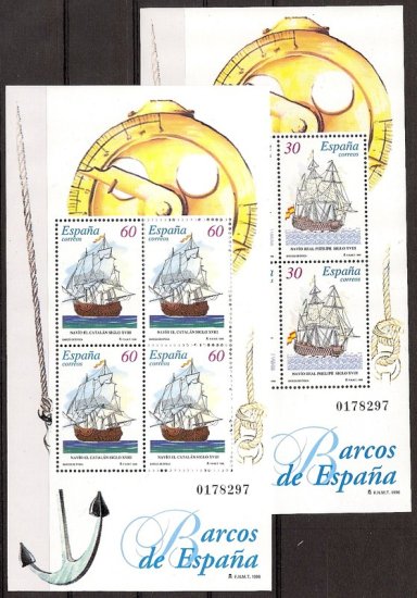 Sellos - Países - España - 2º Cent. (Series Completas) - Juan Carlos I - 1996 - 3415/16 - ** - Click en la imagen para cerrar
