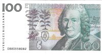 Billetes - Europa - Suecia - 57 - MBC+ - 1986 - 100 coronas - Num.ref: 0880558082